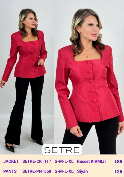 Жакет SETRE (Red, модель SETRE-CK1117) оптом
