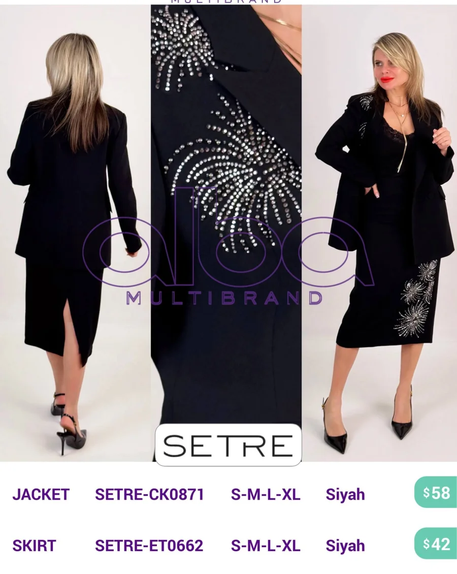 Юбка SETRE (Black, модель SETRE-ET0662) оптом