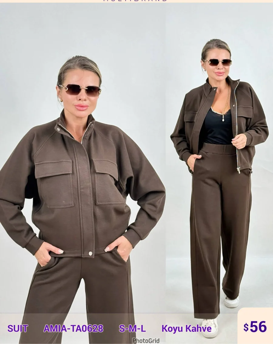 Костюмы и комплекты SETRE (Brown, модель AMIA-TA0628) оптом