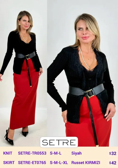 Трикотаж SETRE (Black, модель SETRE-TR0553) оптом