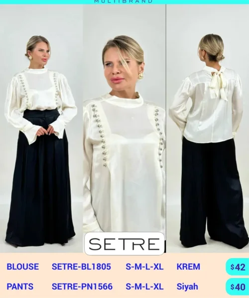 Брюки SETRE (Black, модель SETRE-PN1566) оптом