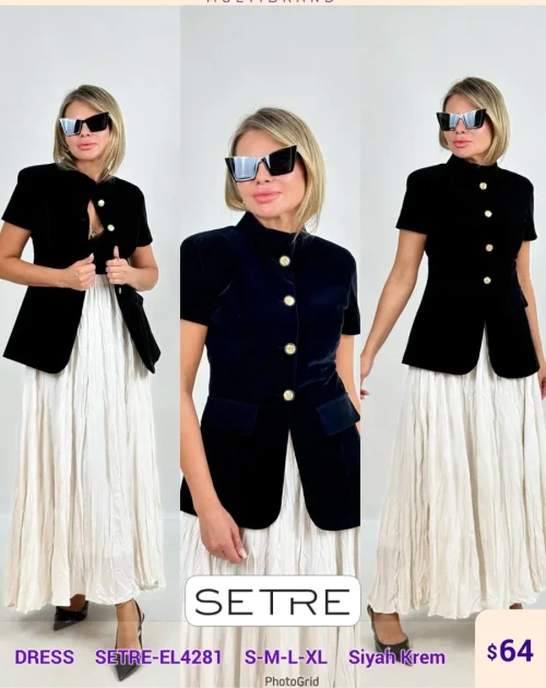 Платье SETRE (Black, модель SETRE-EL4281) оптом