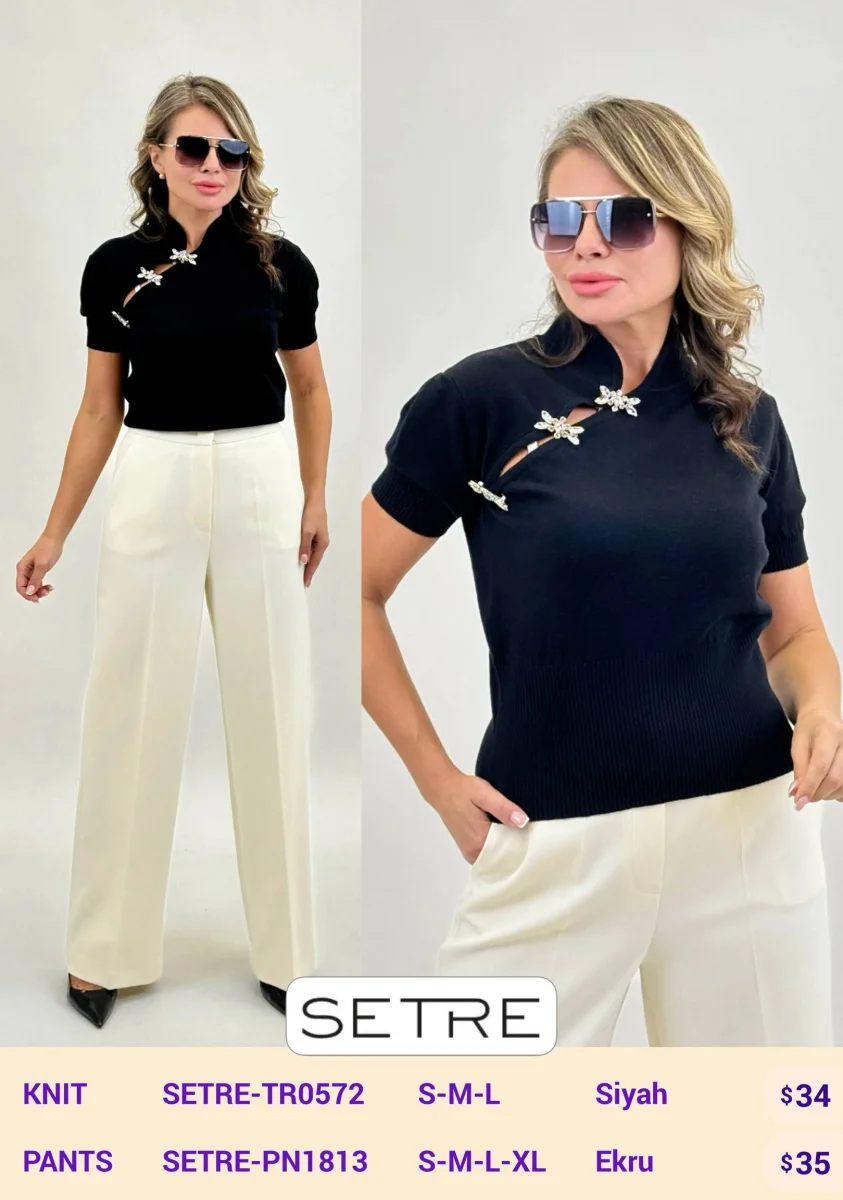 Брюки SETRE (Cream, модель SETRE-PN1813) оптом