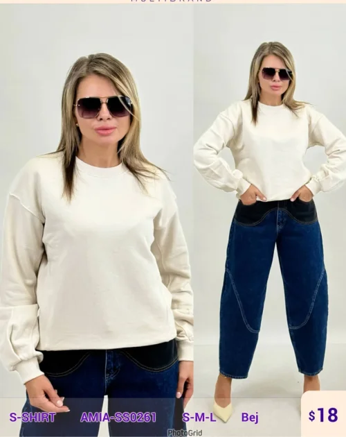Рубашка SETRE (Beige, модель AMIA-SS0261) оптом