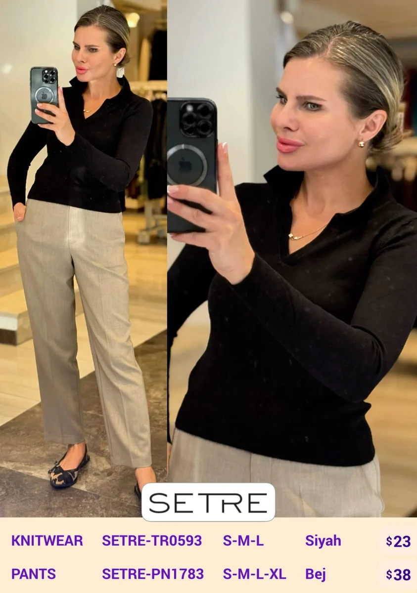 Трикотаж SETRE (Black, модель SETRE-TR0593) оптом
