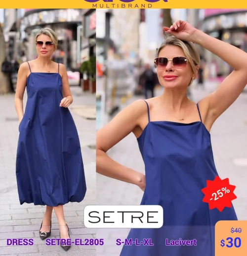 Платье SETRE (Темно-синий, модель SETRE-EL2805) оптом