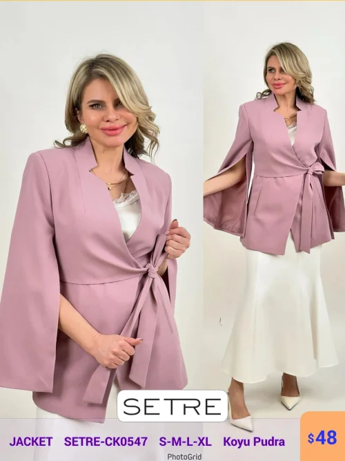Жакет SETRE (Розовый, модель SETRE-CK0547) оптом