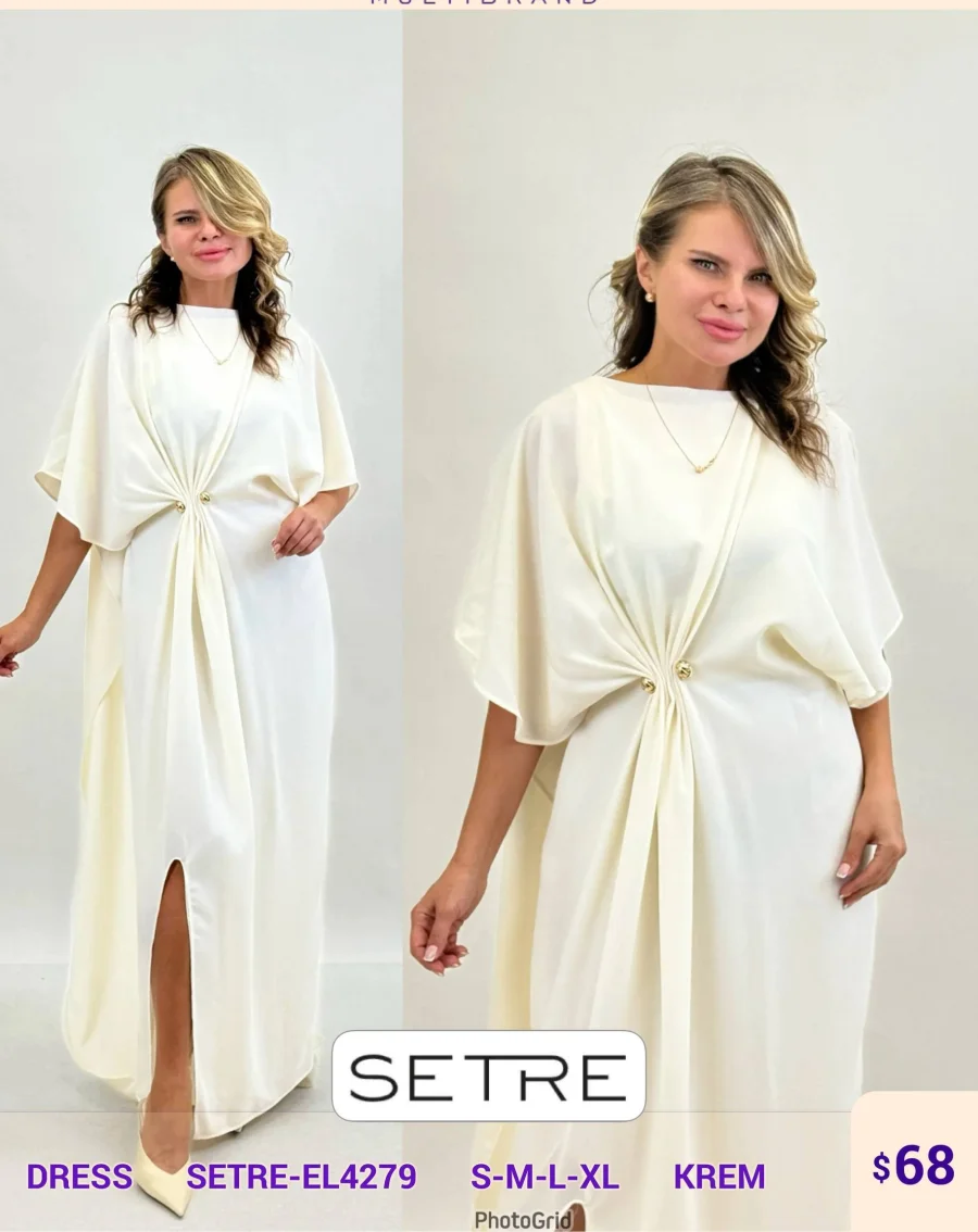 Платье SETRE (Cream, модель SETRE-EL4279) оптом