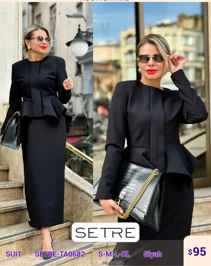 Костюмы и комплекты SETRE (Black, модель SETRE-TA0682) оптом