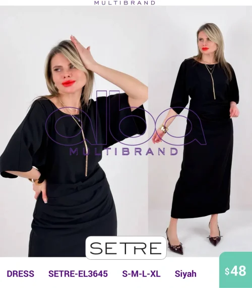 Платье SETRE (Black, модель SETRE-EL3645) оптом