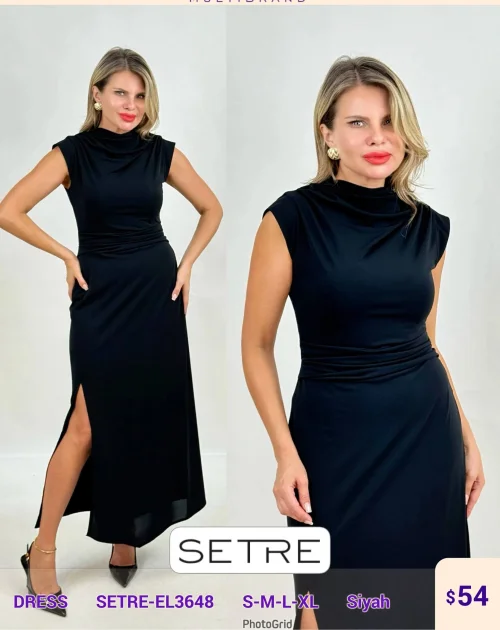 Платье SETRE (Black, модель SETRE-EL3648) оптом