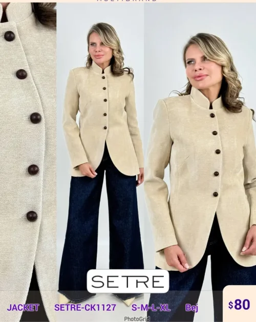 Жакет SETRE (Beige, модель SETRE-CK1127) оптом