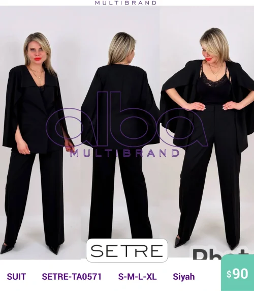 Костюмы и комплекты SETRE (Черный, модель SETRE-TA0571) оптом