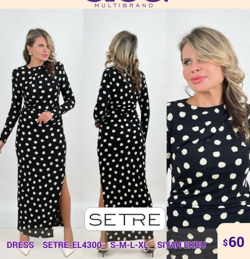 Платье SETRE (Черный, модель SETRE-EL4300) оптом