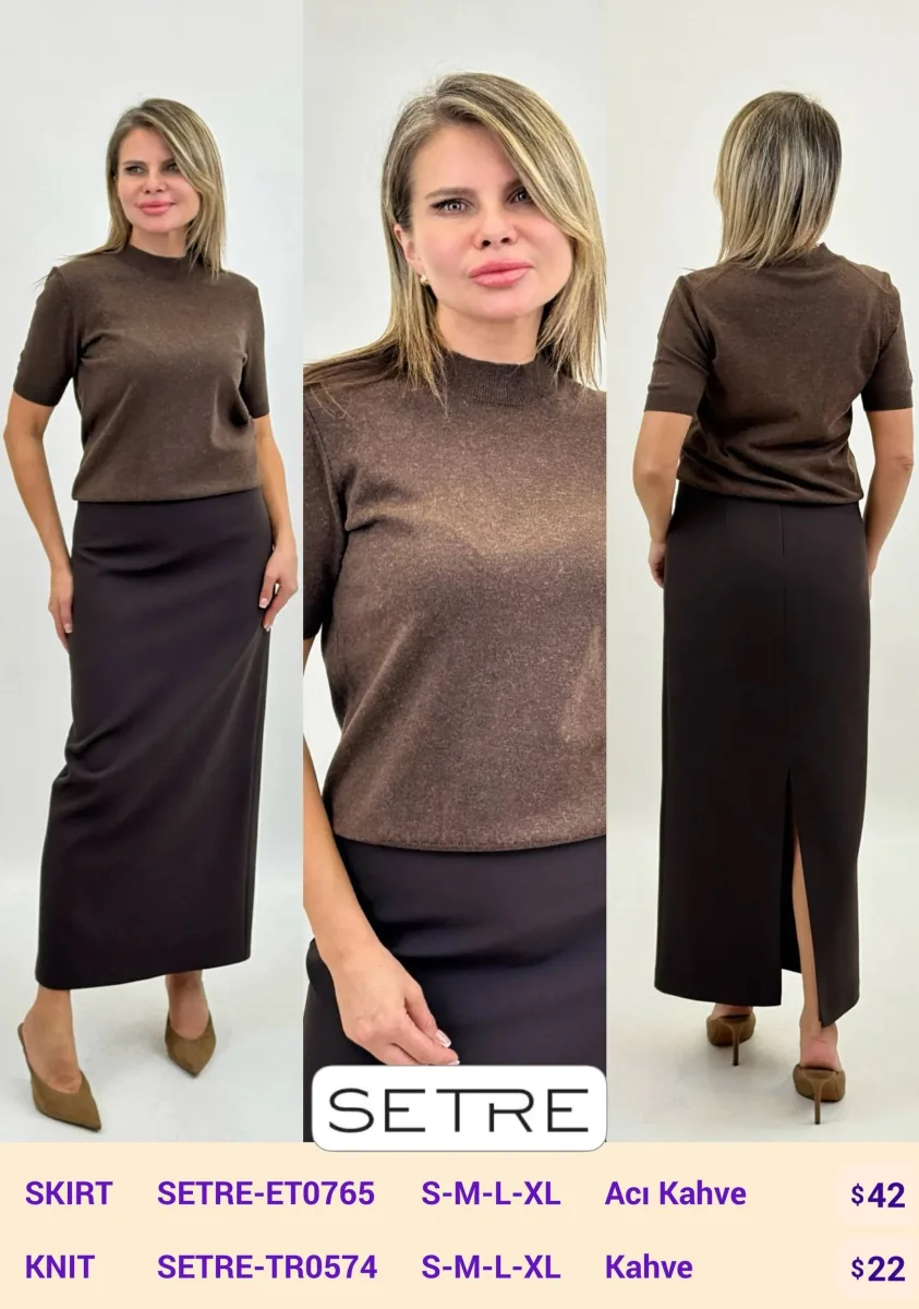 Трикотаж SETRE (Brown, модель SETRE-TR0574) оптом