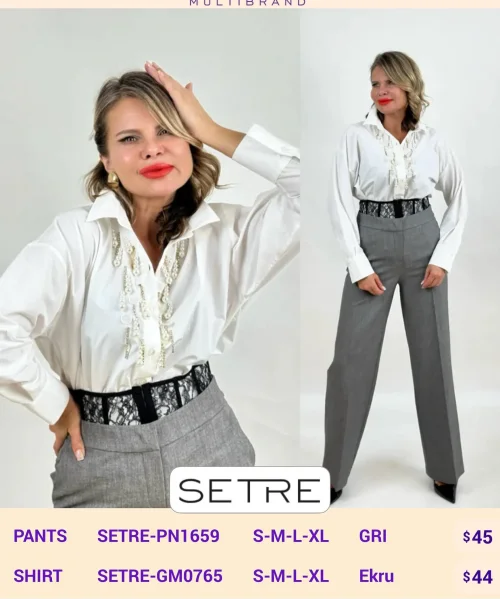 Брюки SETRE (Серый, модель SETRE-PN1659) оптом