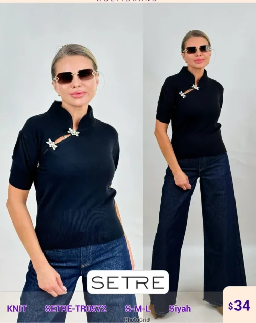 Трикотаж SETRE (Black, модель SETRE-TR0572) оптом