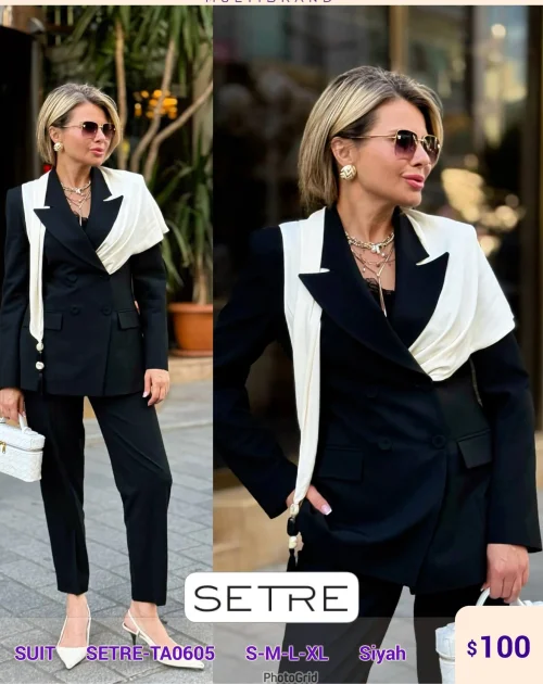 Костюмы и комплекты SETRE (Черный, модель SETRE-TA0605) оптом