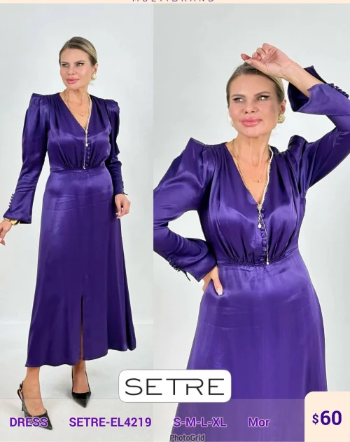 Платье SETRE (Purple, модель SETRE-EL4219) оптом