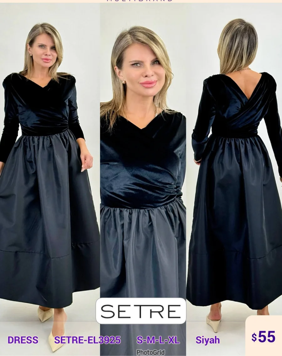 Платье SETRE (Black, модель SETRE-EL3925) оптом