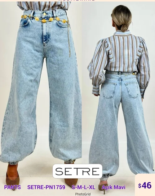 Брюки SETRE (Blue, модель SETRE-PN1759) оптом