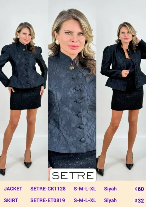 Жакет SETRE (Black, модель SETRE-CK1128) оптом