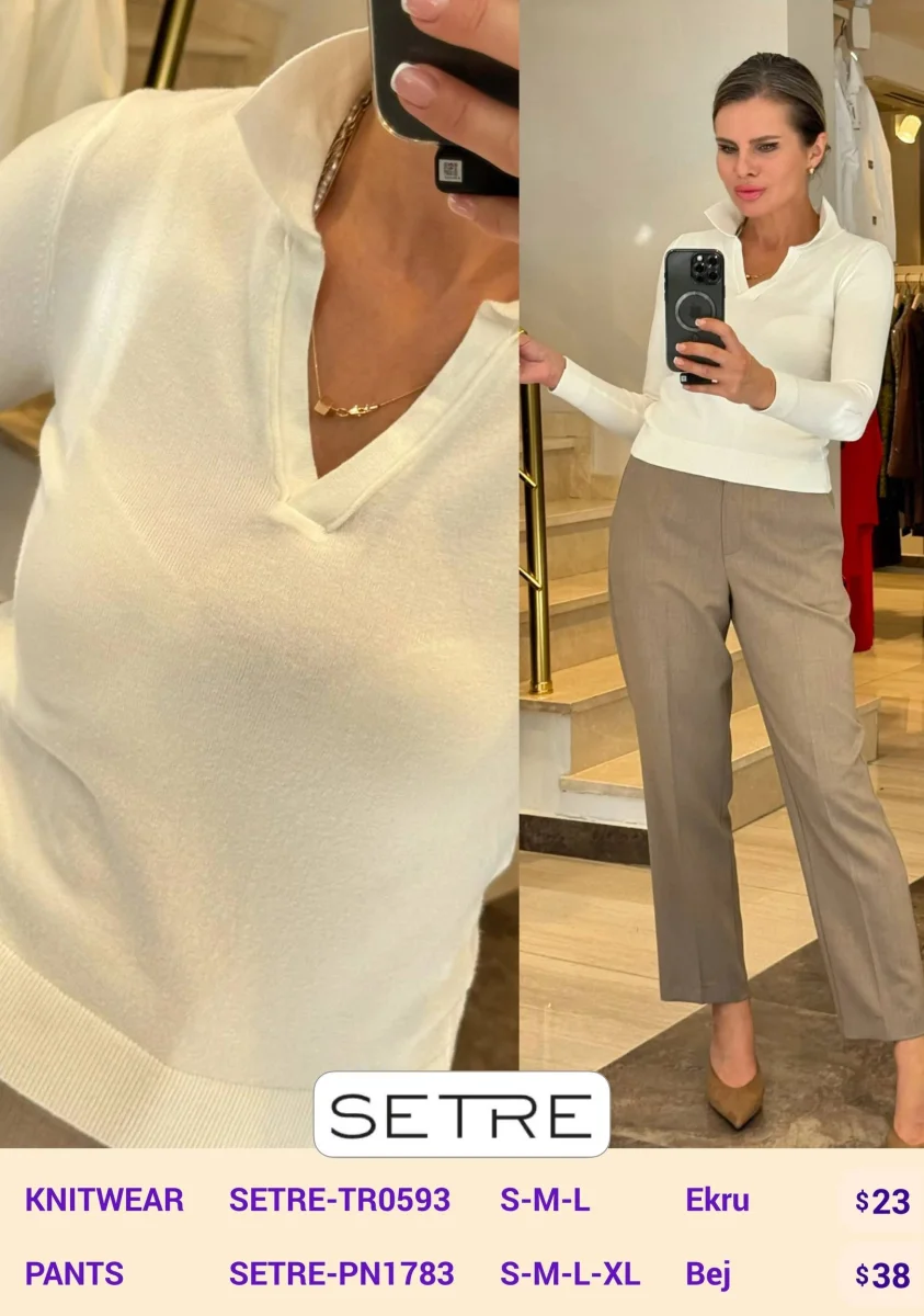 Трикотаж SETRE (Cream, модель SETRE-TR0593) оптом