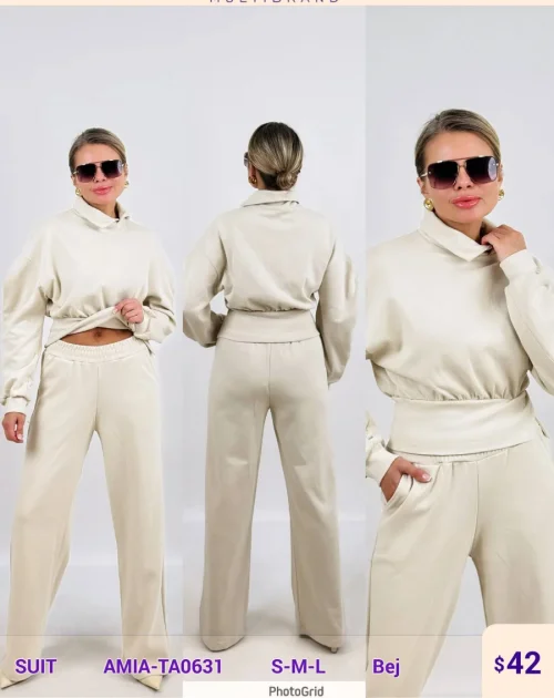 Костюмы и комплекты SETRE (Beige, модель AMIA-TA0631) оптом