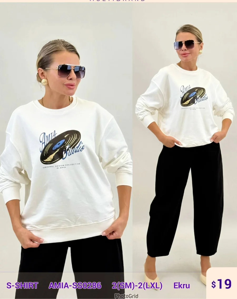 Рубашка SETRE (Cream, модель AMIA-SS0286) оптом