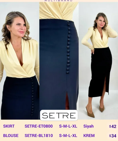 Юбка SETRE (Black, модель SETRE-ET0800) оптом