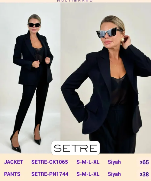 Жакет SETRE (Black, модель SETRE-CK1065) оптом