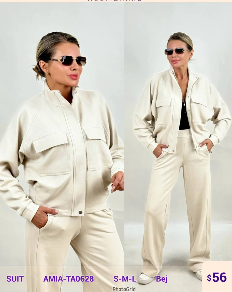 Костюмы и комплекты SETRE (Beige, модель AMIA-TA0628) оптом