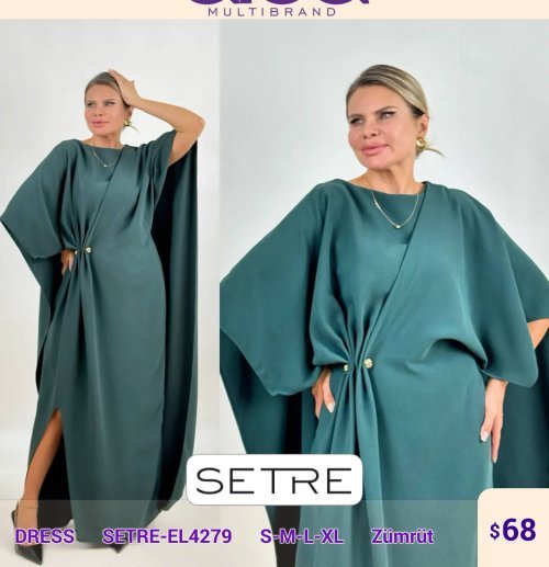 Платье SETRE (Изумрудный, модель SETRE-EL4279) оптом