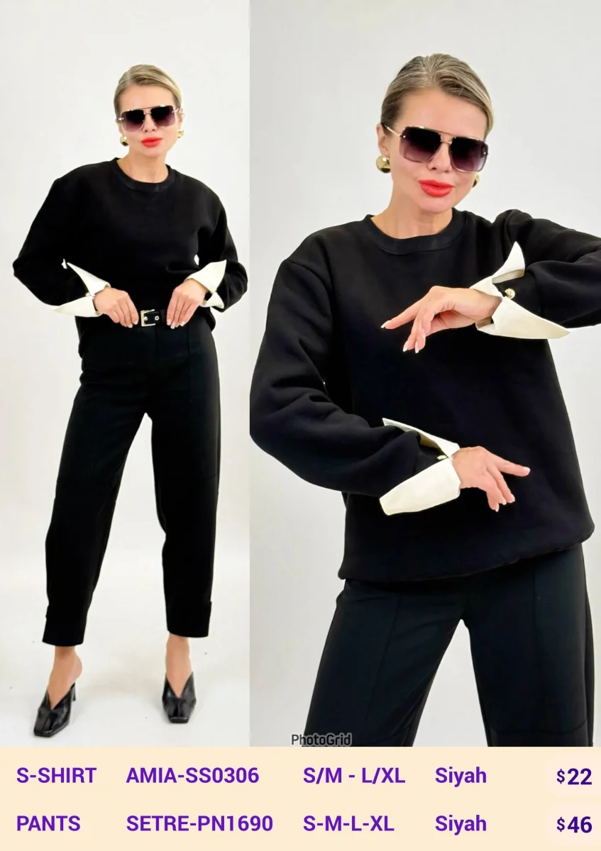 Рубашка SETRE (Black, модель AMIA-SS0306) оптом