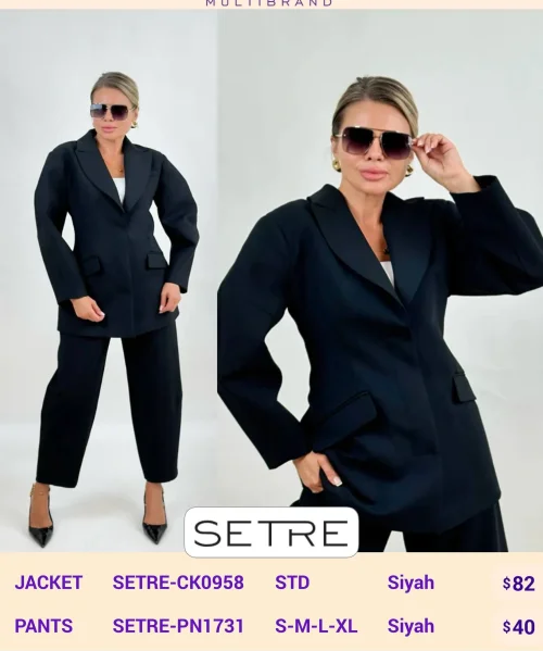 Брюки SETRE (Черный, модель SETRE-PN1731) оптом