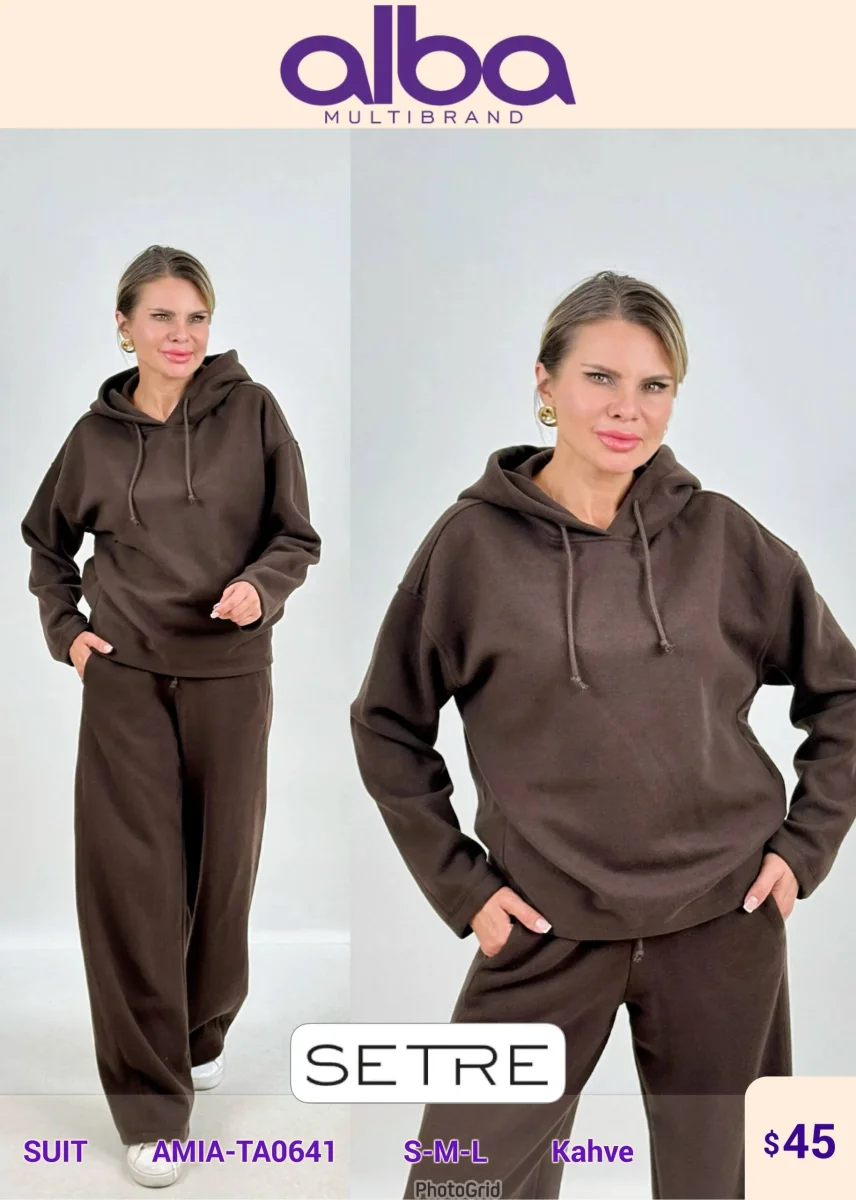 Костюмы и комплекты SETRE (Brown, модель AMIA-TA0641) оптом