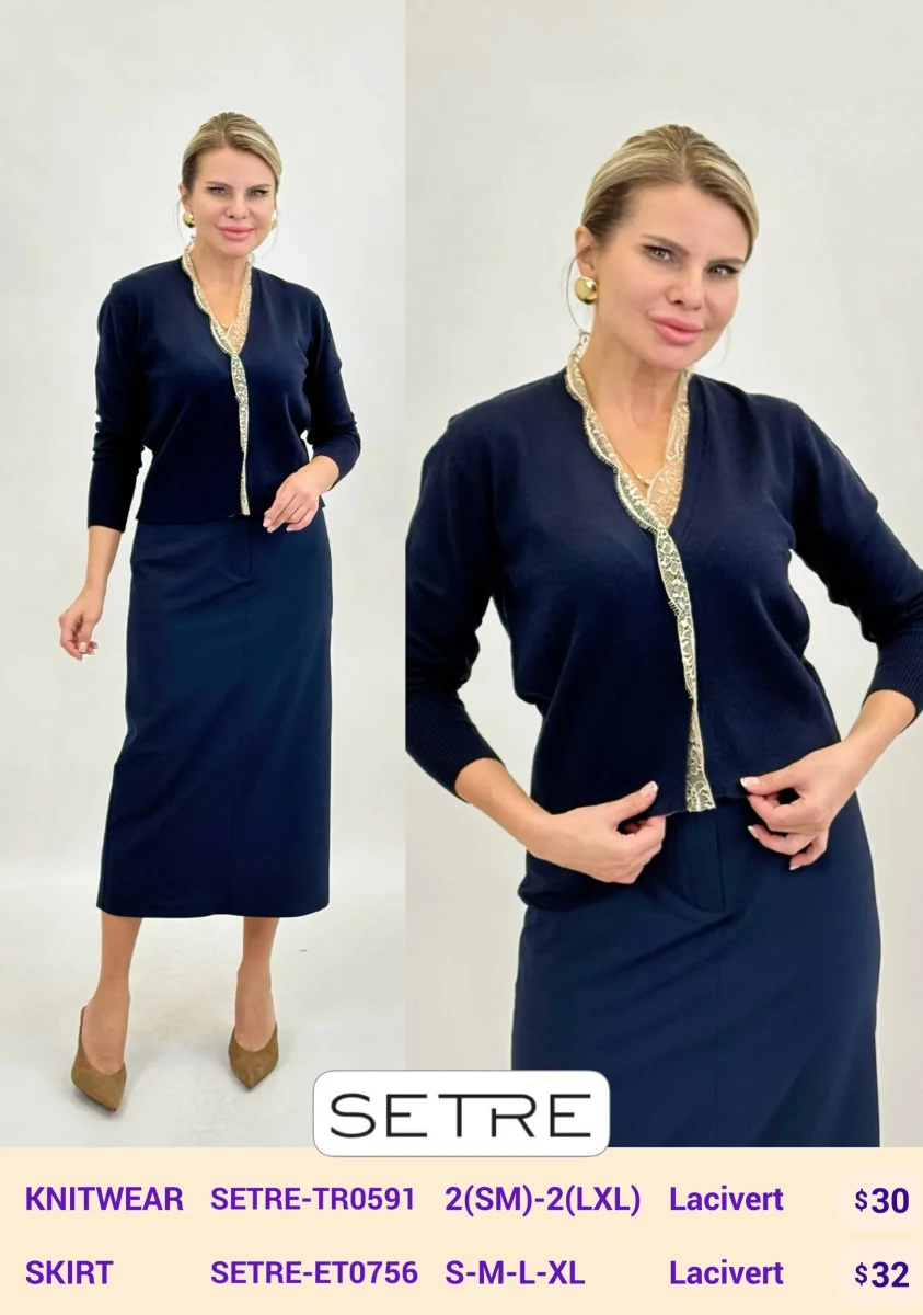 Юбка SETRE (Navy, модель SETRE-ET0756) оптом