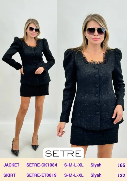 Жакет SETRE (Black, модель SETRE-CK1084) оптом