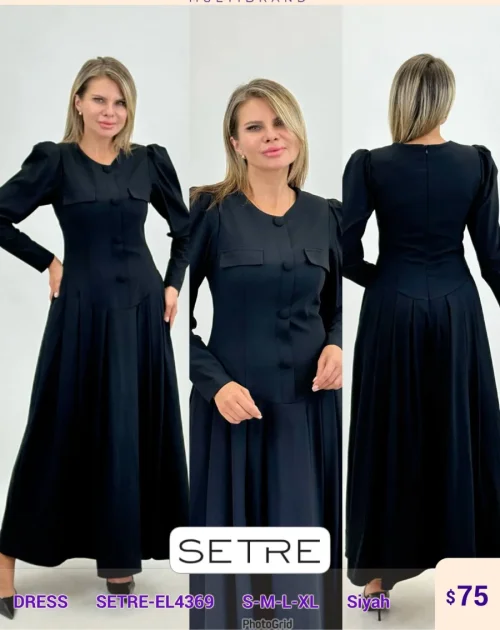 Платье SETRE (Black, модель SETRE-EL4369) оптом