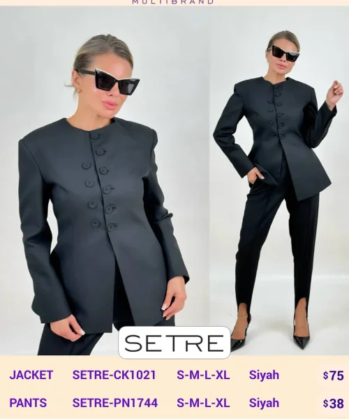 Жакет SETRE (Black, модель SETRE-CK1021) оптом