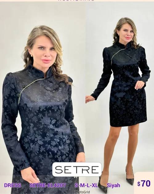 Платье SETRE (Black, модель SETRE-EL4207) оптом