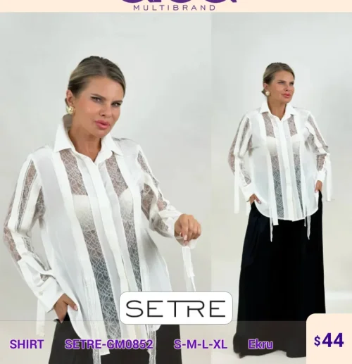 Рубашка SETRE (Cream, модель SETRE-GM0852) оптом