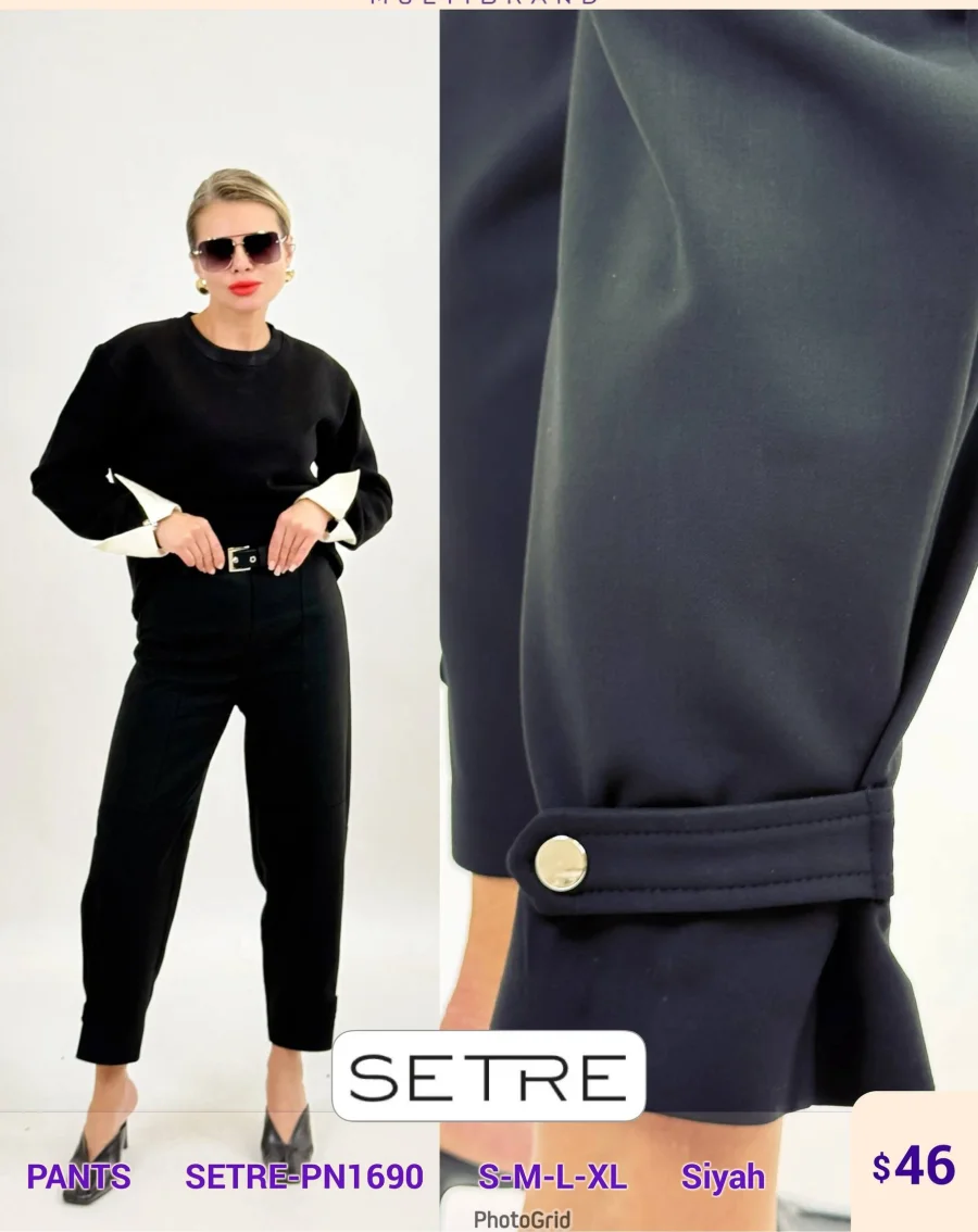 Брюки SETRE (Black, модель SETRE-PN1690) оптом