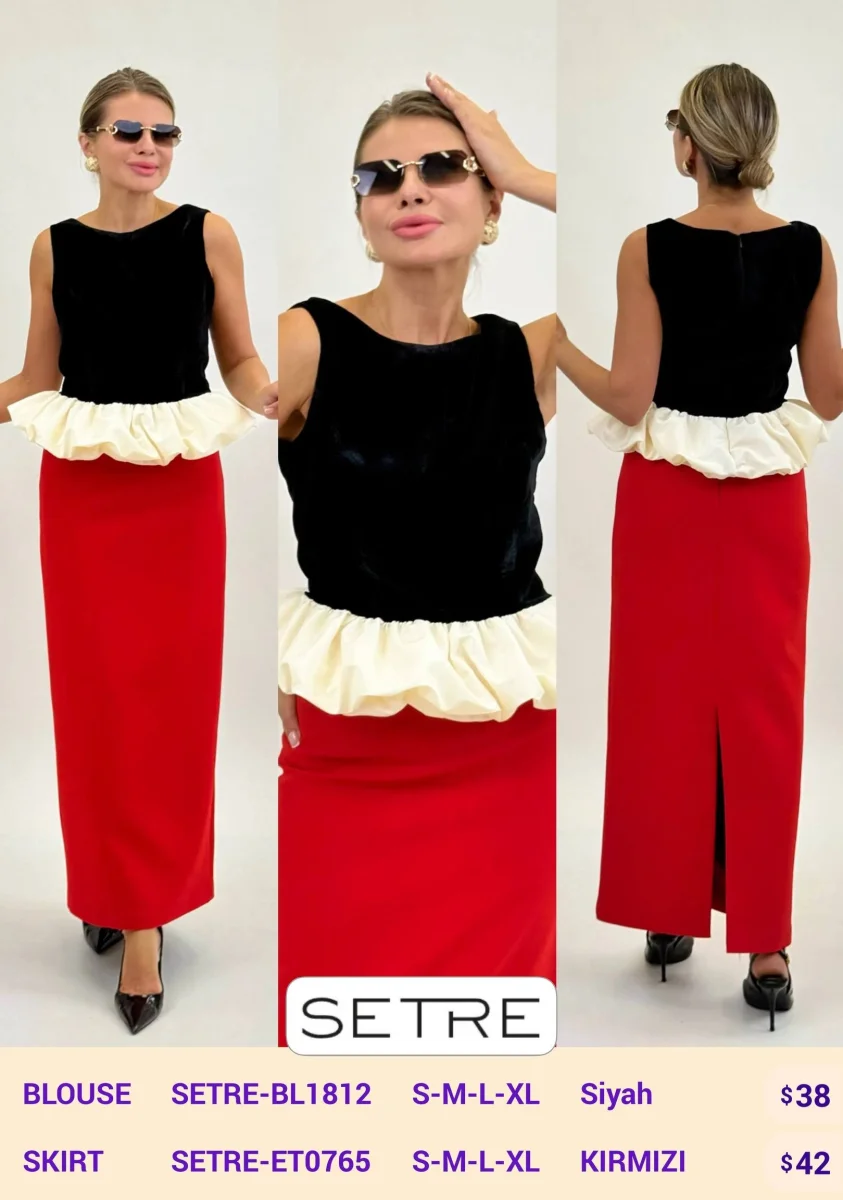 Блузка SETRE (Black, модель SETRE-BL1812) оптом