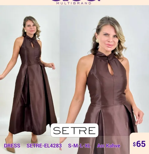 Платье SETRE (Brown, модель SETRE-EL4283) оптом