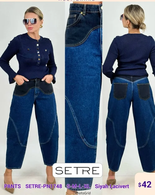 Брюки SETRE (Navy, модель SETRE-PN1748) оптом