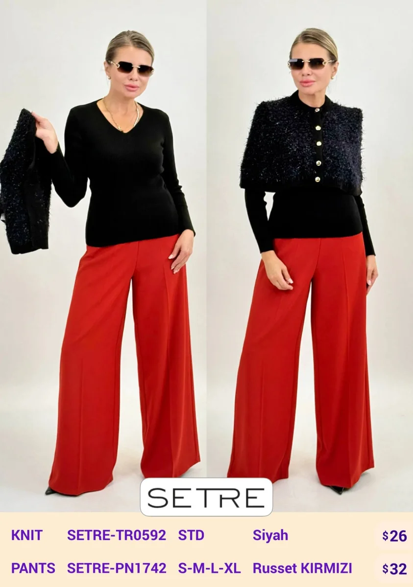 Трикотаж SETRE (Black, модель SETRE-TR0592) оптом