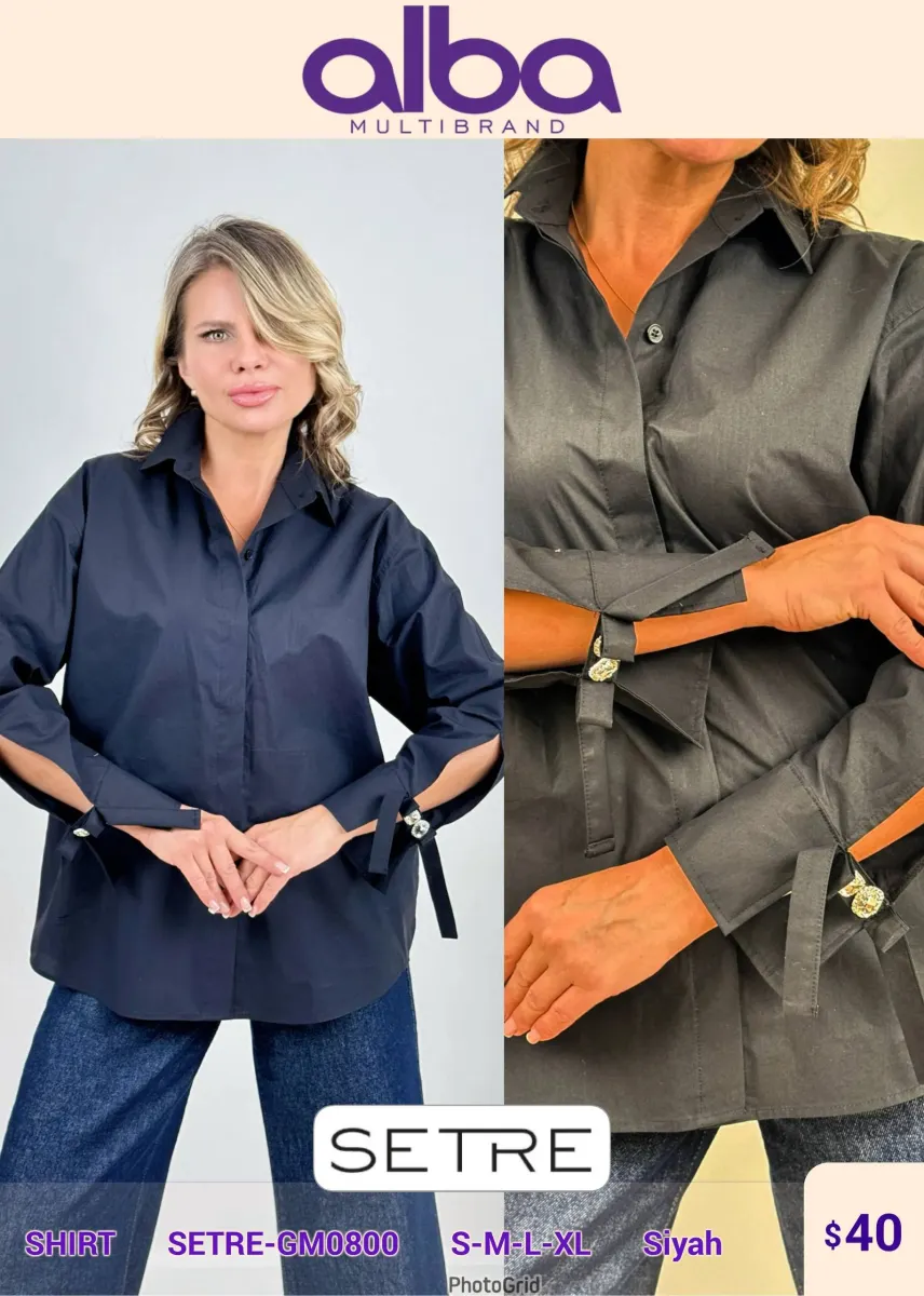 Рубашка SETRE (Black, модель SETRE-GM0800) оптом
