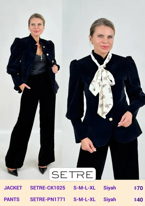 Жакет SETRE (Black, модель SETRE-CK1025) оптом