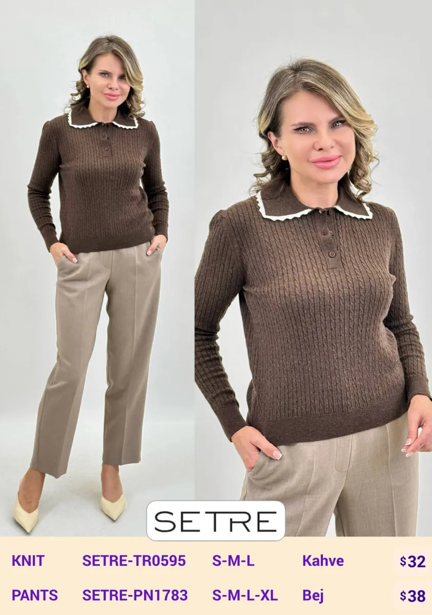 Трикотаж SETRE (Brown, модель SETRE-TR0595) оптом